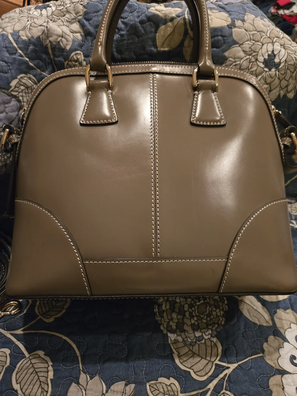 Dooney & Bourke Salleria Florentine Taupe Satchel - EPOC!